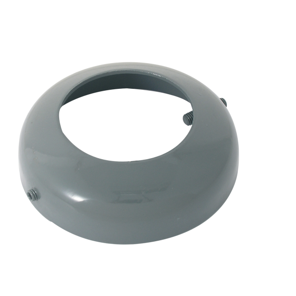 Ground rosette for post |  82 mm, for screw-fastening, galvanized and coated